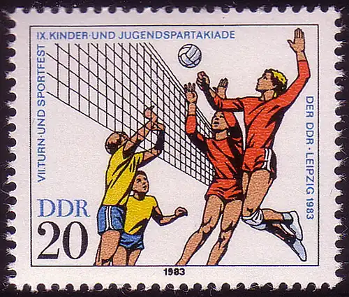 2815 Kinder- und Jugendspartakiade 1983 20 Pf ** postfrisch