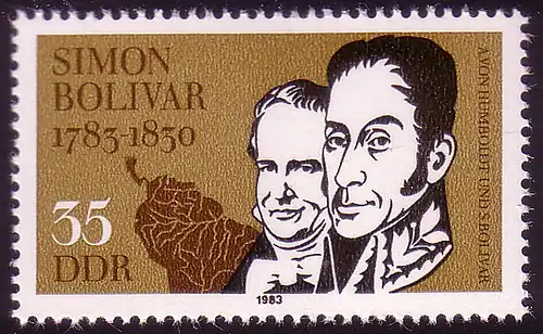 2816 Simón de Bolívar ** frais de port