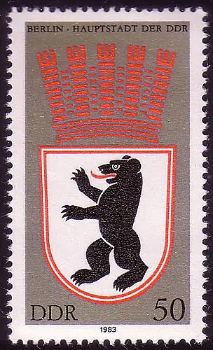 2817 Stadtwappen Berlin ** postfrisch