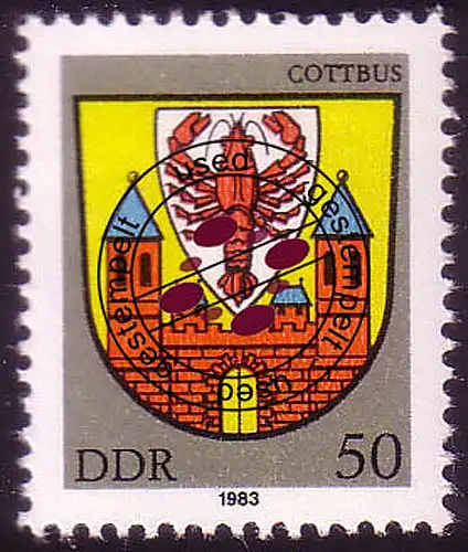 2818 Stadtwappen Cottbus O