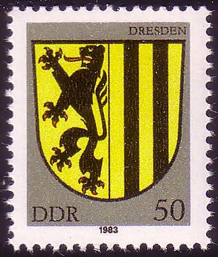 2819 Armoiries de la ville Dresde **