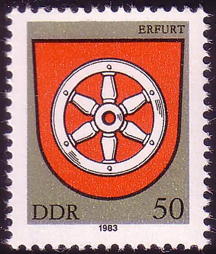 2820 Stadtwappen Erfurt **