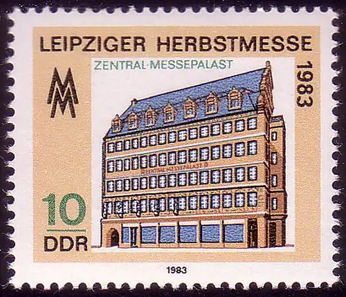 2822 Leipziger Messe d'automne 1983 10 Pf **