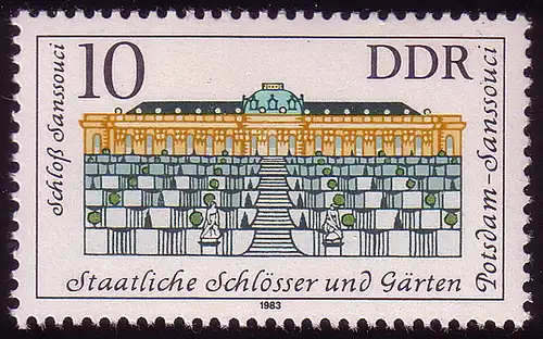 2826 Châteaux et jardins 10 Pf Sanssouci **