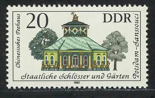 2827 Schlösser und Gärten 20 Pf Chinesisches Teehaus **