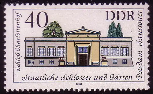 2828 Schlösser und Gärten 10 Pf Charlottenhof ** postfrisch