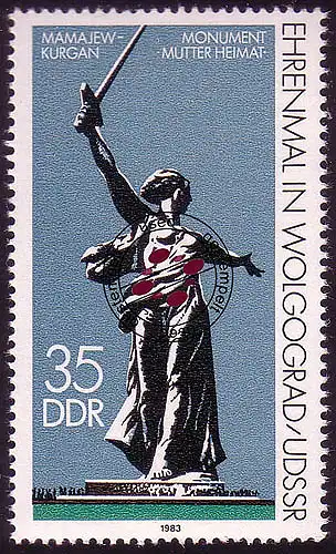 2830 Mahn- und Gedenkstätten 1983 35 Pf O