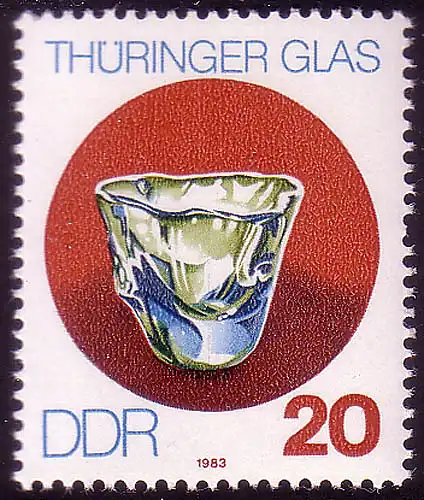 2836 Thüringer Glas 20 Pf **