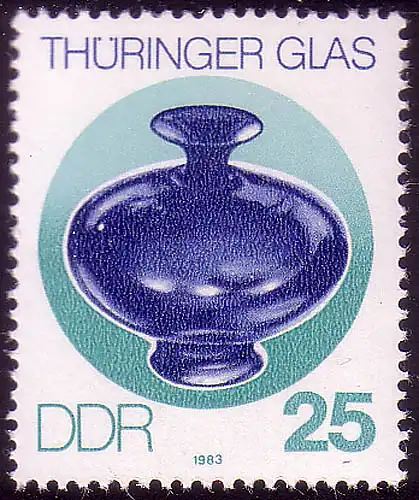 2837 Thüringer Glas 25 Pf **