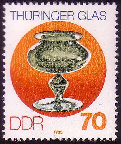 2838 Thüringer Glas 70 Pf **