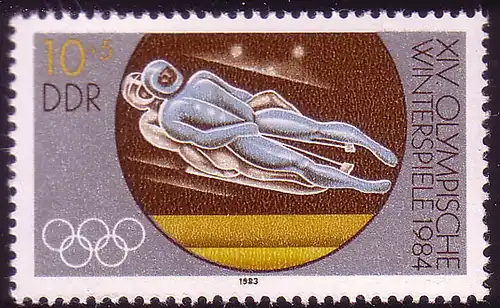 2839 Jeux olympiques d'hiver Sarajevo 10+5 Pf **