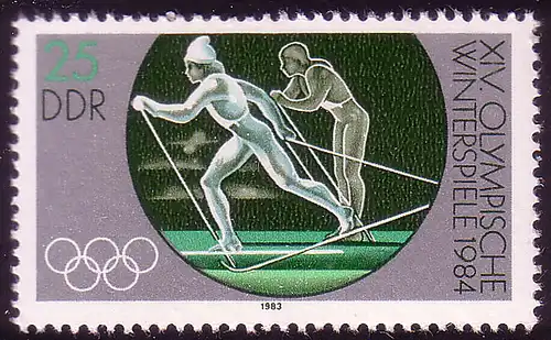 2841 Jeux olympiques d'hiver Sarajevo 25 Pf **