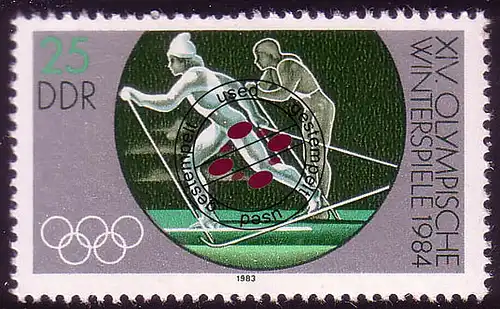 2841 Jeux olympiques d'hiver Sarajevo 25 Pf O