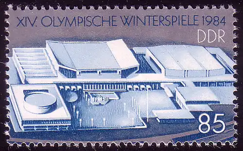 2843 Jeux olympiques d'hiver Sarajevo 85 Pf du bloc 74 **