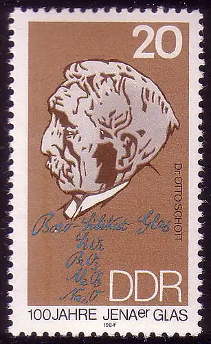 2848 Jenaer verre 20 Pf **