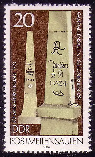 2854 miles de courrier 20 pf **