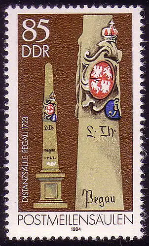 2856 miles de courrier 85 pf **