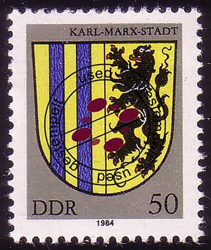 2859 Armoiries de la ville Chemnitz O