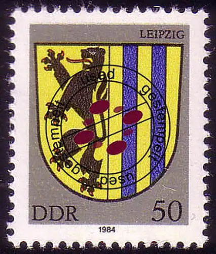 2860 Armoiries de la ville Leipzig O