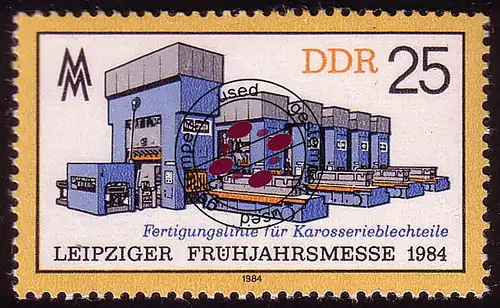 2863 Leipziger Frühjahrsmesse 25 Pf 1984 O