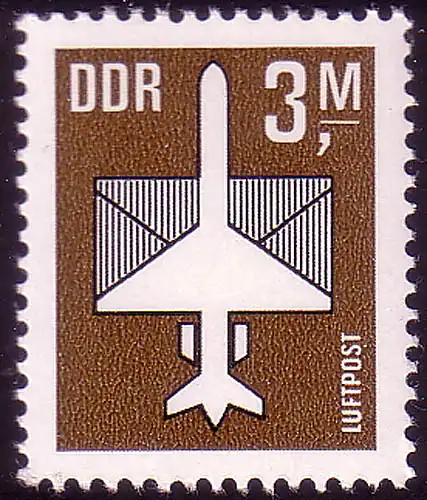 2868 Flugpostmarke 3 M 1984 **
