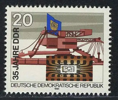 2889 35 Jahre Deutsche Demokratische Republik 20 Pf **