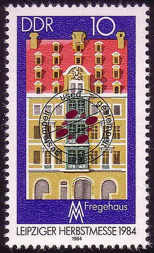 2891 Leipziger Herbstmesse 10 Pf 1984 O