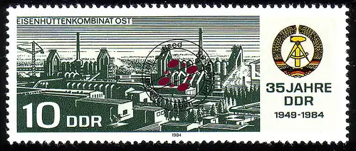 2893 35 ans République démocratique allemande 10 Pf O