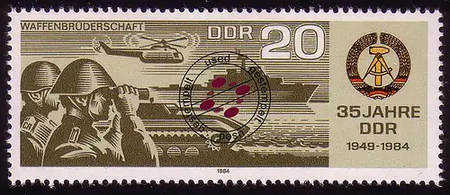 2894 35 ans République démocratique allemande 20 Pf O