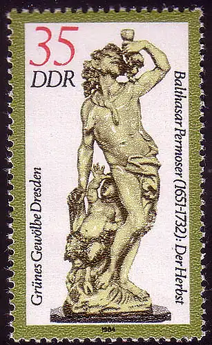 2907 Oeuvres d'art 35 Pf 1984 L'automne **