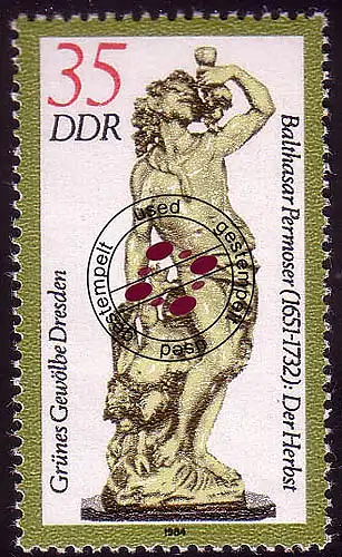 2907 Oeuvres d'art 35 Pf 1984 L'automne O