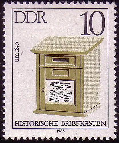 2924 Historische Briefkästen 10 Pf **