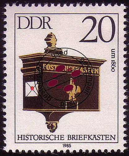 2925 Boîtes aux lettres historiques 20 Pf O