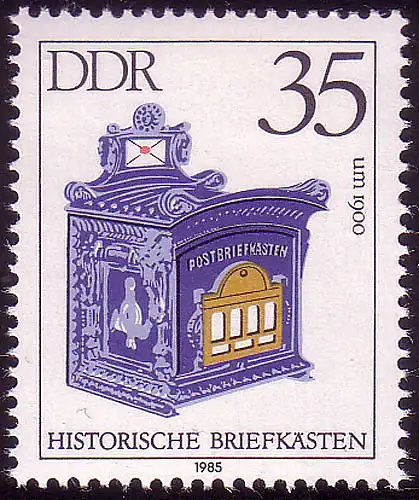 2926 Historische Briefkästen 35 Pf **