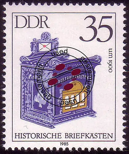 2926 Historische Briefkästen 35 Pf O