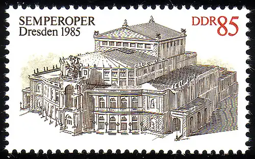 2928 Semperoper Dresden aus Block 80 **