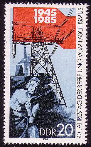 2942 Befreiung vom Faschismus 20 Pf **