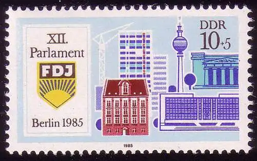 2947 FDJ 10+5 Pf 1985 **