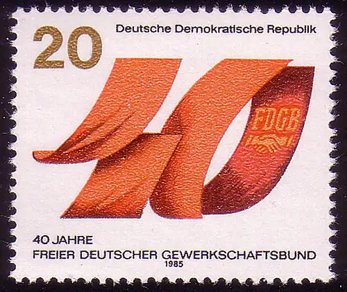 2951 Confédération des syndicats 1985 ** .