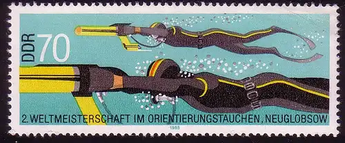 2962 Orientierungstauchen 70 Pf **