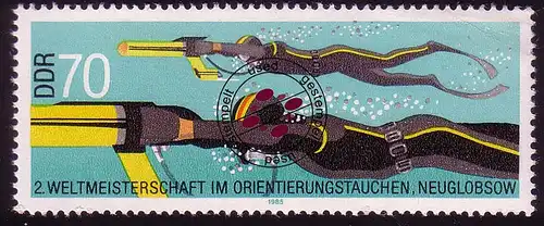 2962 Orientierungstauchen 70 Pf O