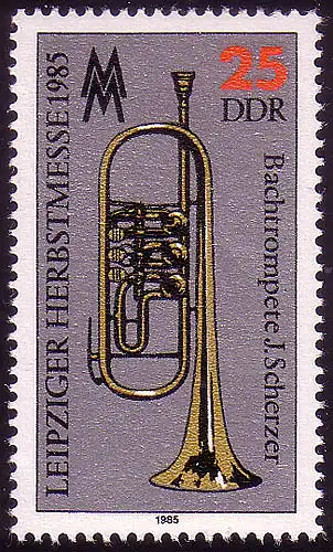 2964 Leipziger Messe d'automne 25 Pf 1985 **