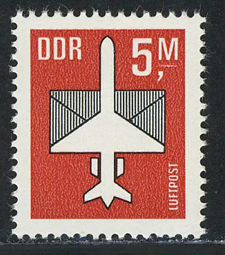 2967 Flugpostmarke 5 M 1985 **