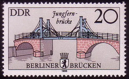 2973 Ponts historiques à Berlin 20 Pf **