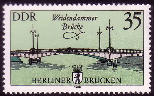 2974 Historische Brücken in Berlin 35 Pf **