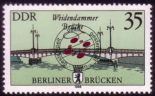 2974 Ponts historiques à Berlin 35 Pf O