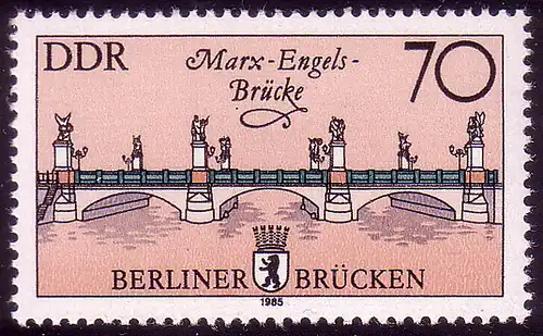 2975 Historische Brücken in Berlin 70 Pf **