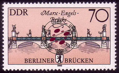 2975 Historische Brücken in Berlin 70 Pf O
