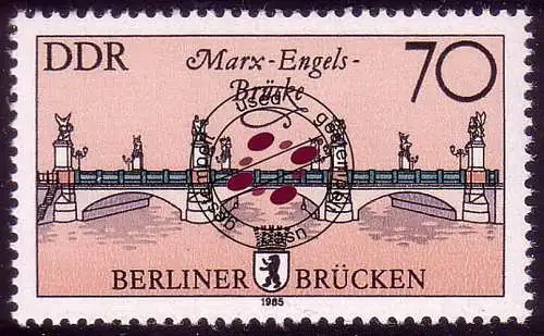 2975 Historische Brücken in Berlin 70 Pf O