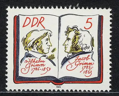 2987 Fêtes de conte de fées Grimm 5 Pf 1985 **